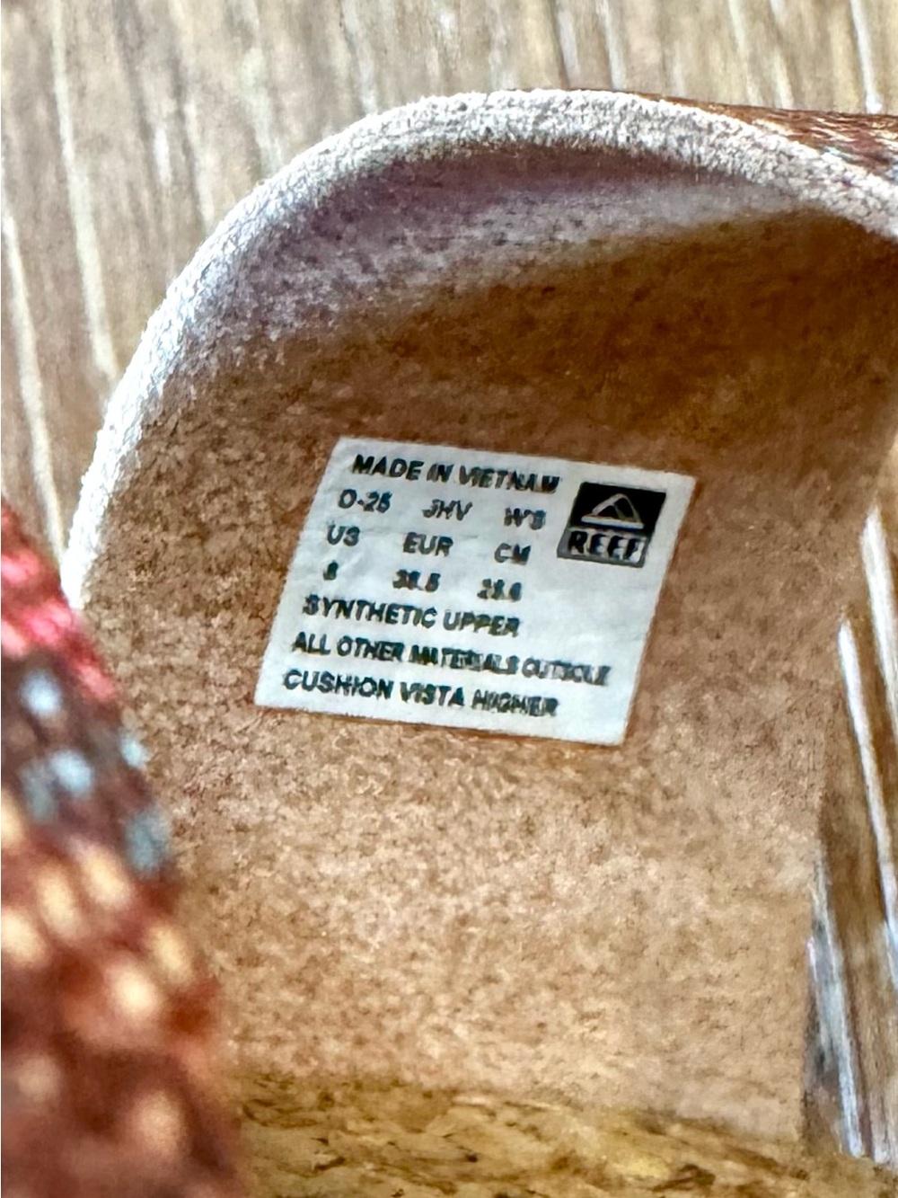Reef multi stripe Cushion Vista Higher platform slides 8 - Picture 7 of 13